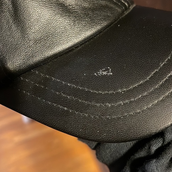 Hat Attack Faux Leather Baseball Hat - Picture 2 of 4